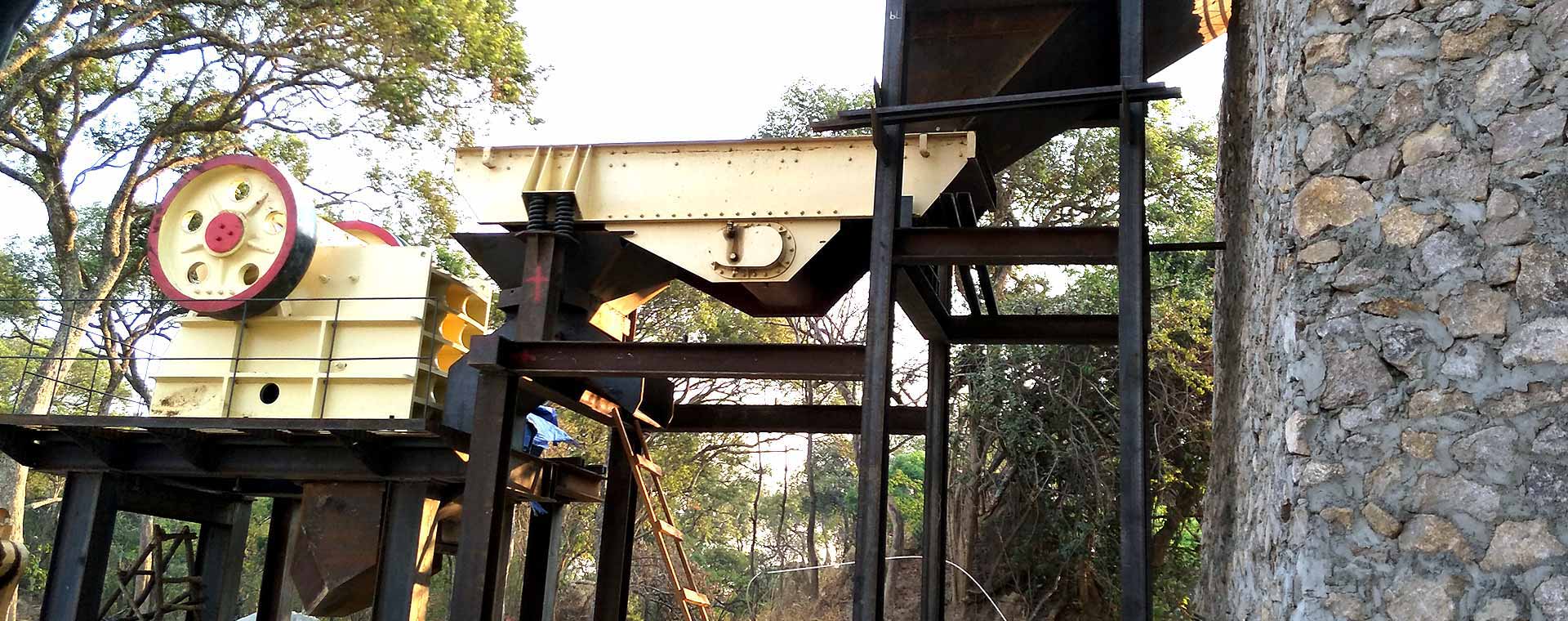 新疆花崗巖破碎生產(chǎn)線(xiàn)