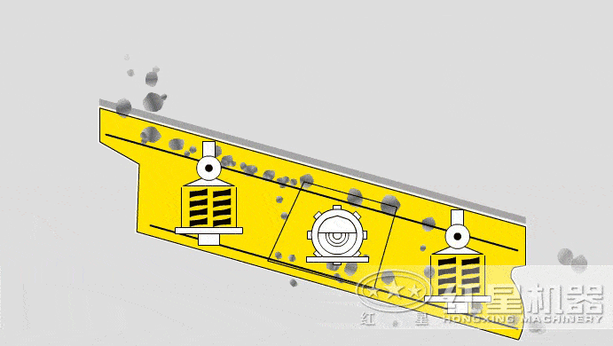 圓振動篩工作原理動態(tài)圖 圓振動篩工作原理動態(tài)圖