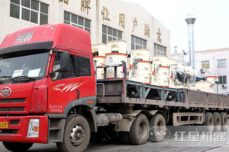 大型砂石廠采用多臺立式復(fù)合破碎機(jī)加工 大型砂石廠采用多臺立式復(fù)合破碎機(jī)加工