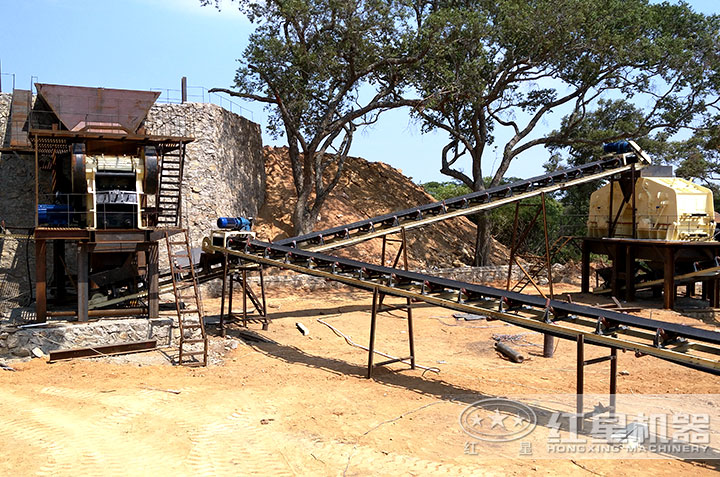 煤炭破碎生產(chǎn)線安裝現(xiàn)場(chǎng) 煤炭破碎生產(chǎn)線安裝現(xiàn)場(chǎng)