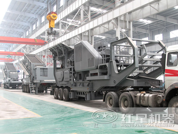 車載移動使石子機(jī)車間 車載移動使石子機(jī)車間