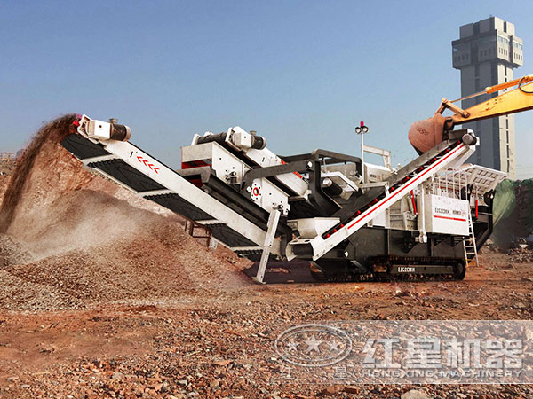 移動碎石機處理建筑垃圾 移動碎石機處理建筑垃圾