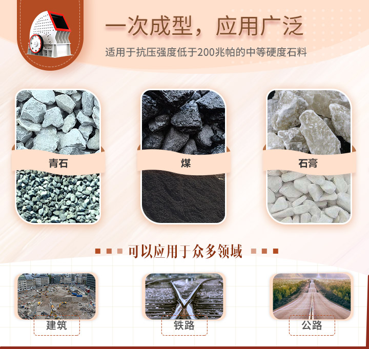重錘式破碎機應(yīng)用范圍 重錘式破碎機應(yīng)用范圍