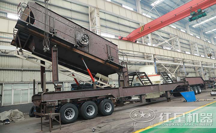 移動式制砂機生產(chǎn)車間 移動式制砂機生產(chǎn)車間