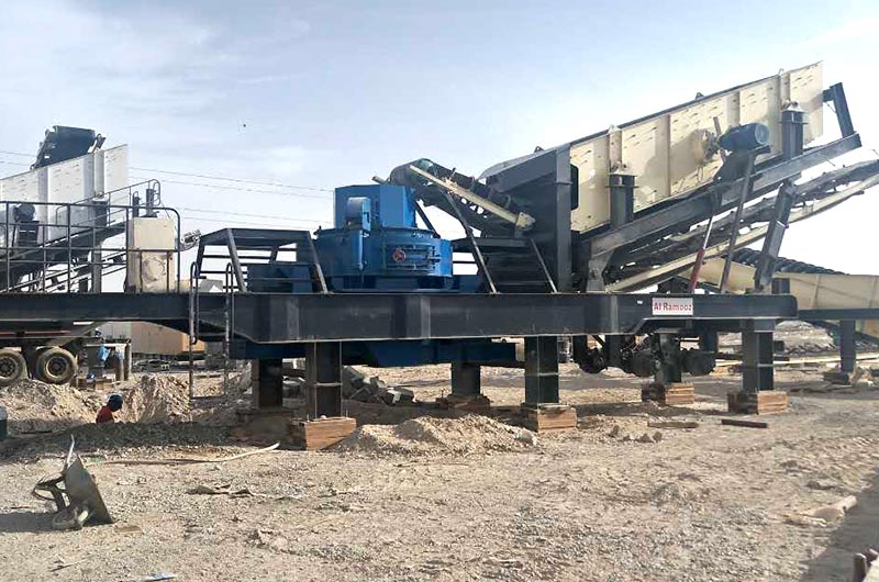 移動制砂生產(chǎn)現(xiàn)場 移動制砂生產(chǎn)現(xiàn)場