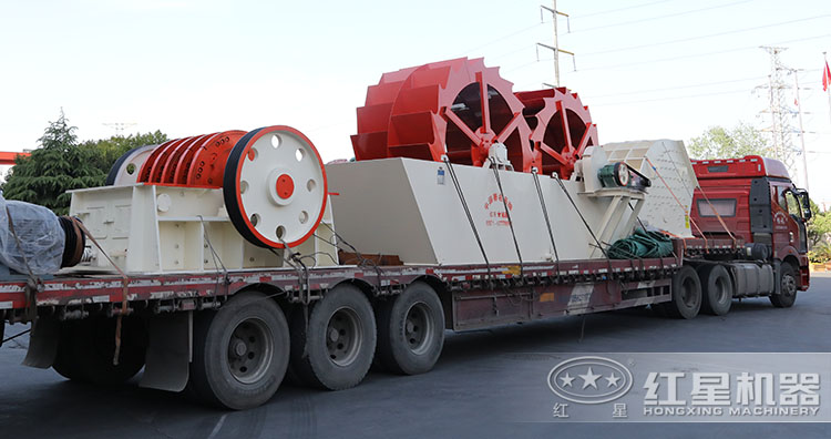 礦石錘式破碎機(jī)整條生產(chǎn)線發(fā)往河北！
