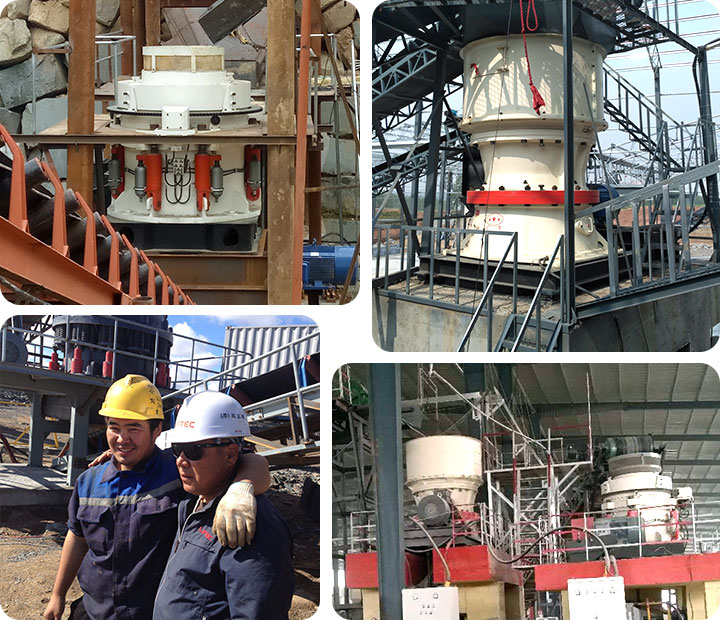 圓錐破碎機(jī)現(xiàn)場圖 圓錐破碎機(jī)現(xiàn)場圖