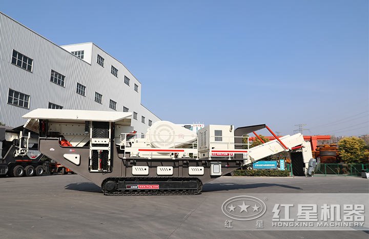 可流動(dòng)作業(yè)的混凝土塊粉碎機(jī) 可流動(dòng)作業(yè)的混凝土塊粉碎機(jī)