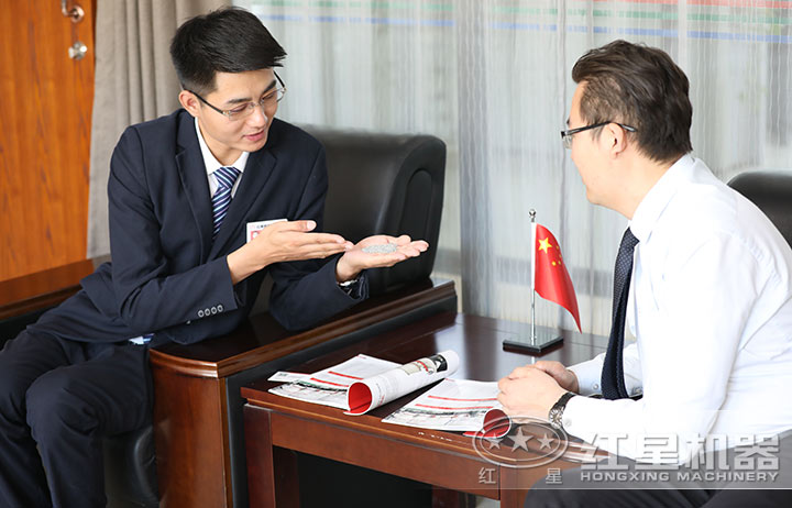 合作共贏，來廠客戶物料展示