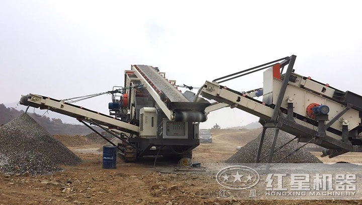 履帶碎石機械設備生產(chǎn)現(xiàn)場 履帶碎石機械設備生產(chǎn)現(xiàn)場