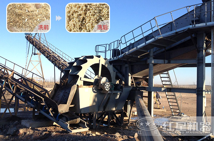 洗砂機作業(yè)現(xiàn)場 洗砂機作業(yè)現(xiàn)場