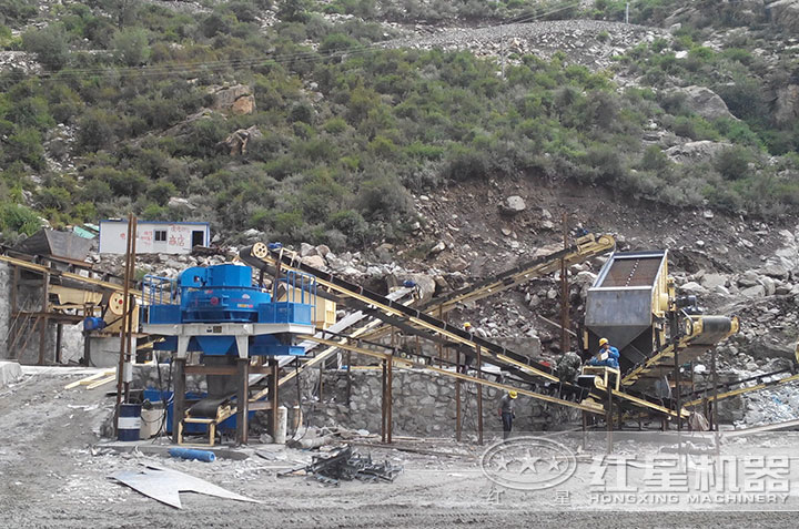 建筑用砂制砂機安裝現(xiàn)場 建筑用砂制砂機安裝現(xiàn)場