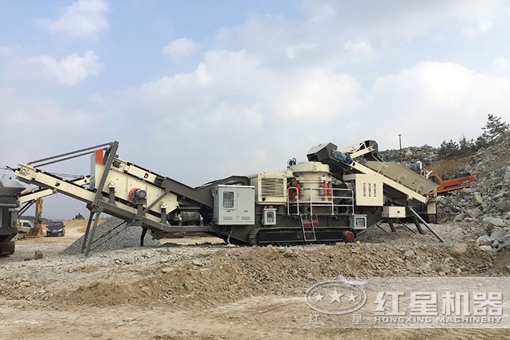 小型移動石子機 小型移動石子機