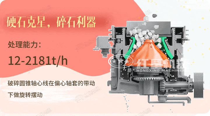 圓錐破生產工藝，破碎硬物料的必選設備