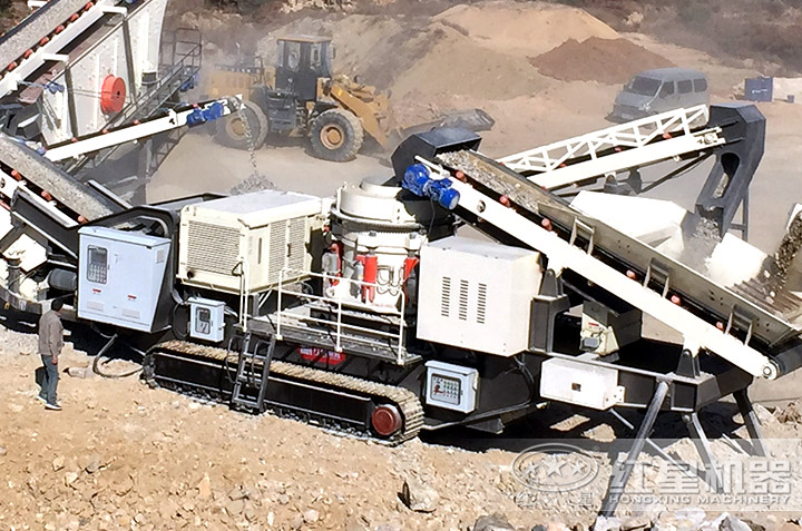 移動制砂機作業(yè)現(xiàn)場 移動制砂機作業(yè)現(xiàn)場