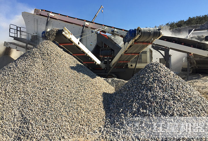 流動磕石機(jī)成品展示 流動磕石機(jī)成品展示