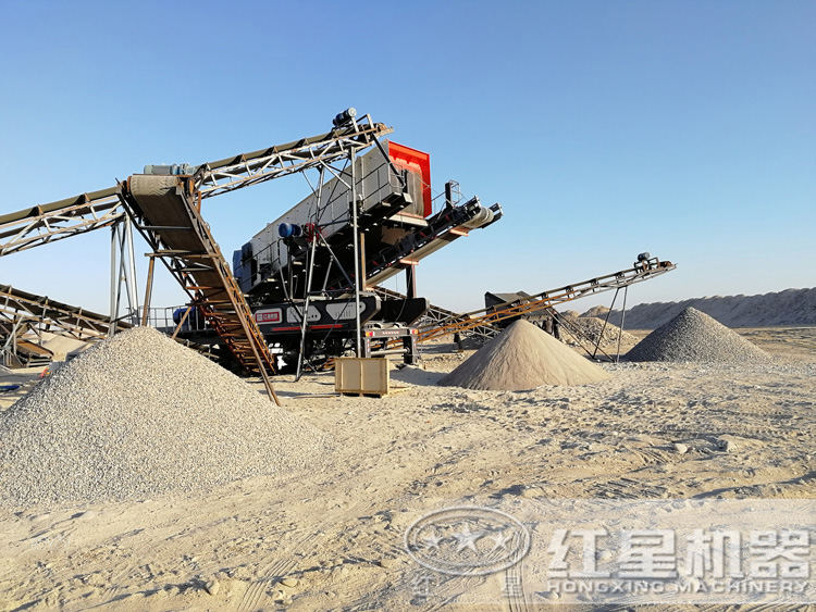 機(jī)制砂用戶現(xiàn)場(chǎng)，多個(gè)現(xiàn)場(chǎng)可提供就近安排參觀