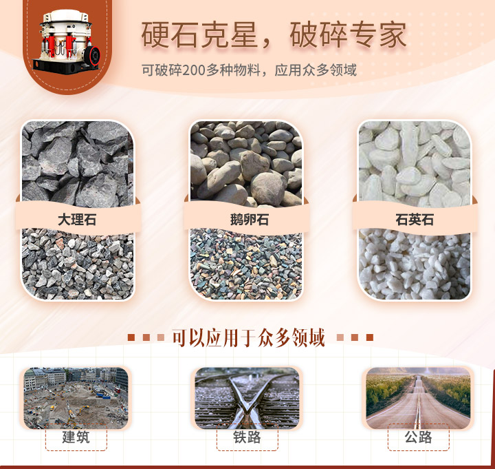 圓錐碎石機應用領域 圓錐碎石機應用領域