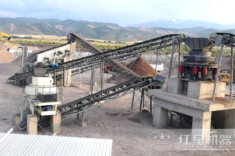 制沙生產(chǎn)線現(xiàn)場 制沙生產(chǎn)線現(xiàn)場