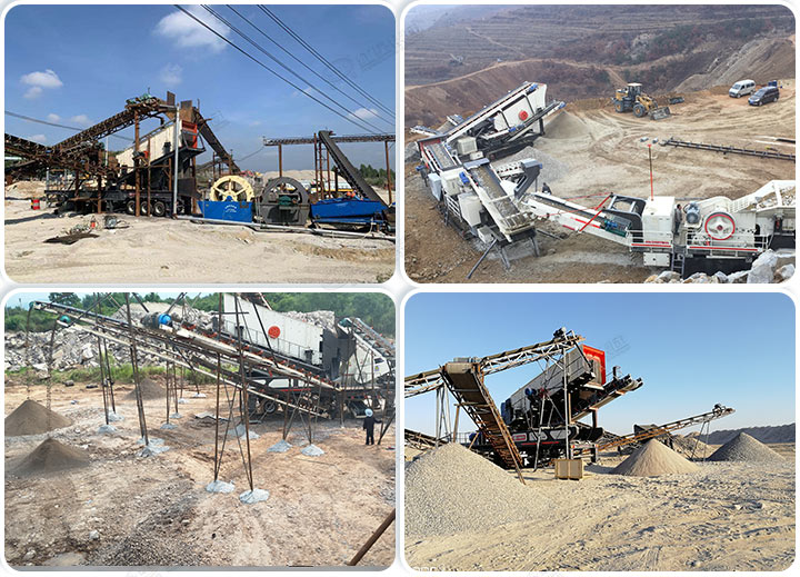 小型移動(dòng)碎沙機(jī)現(xiàn)場(chǎng)合集 小型移動(dòng)碎沙機(jī)現(xiàn)場(chǎng)合集