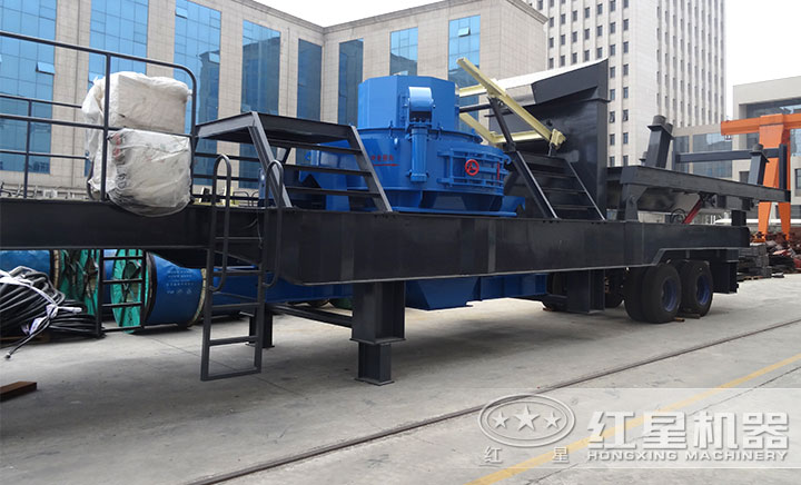 移動鵝卵石制砂機 移動鵝卵石制砂機