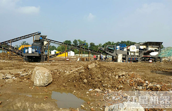 建筑垃圾處理現(xiàn)場(chǎng) 建筑垃圾處理現(xiàn)場(chǎng)