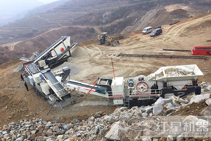 青石破碎制砂現(xiàn)場(chǎng) 青石破碎制砂現(xiàn)場(chǎng)