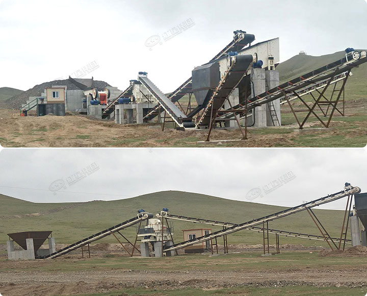 外蒙沙石料生產(chǎn)現(xiàn)場(chǎng) 外蒙沙石料生產(chǎn)現(xiàn)場(chǎng)