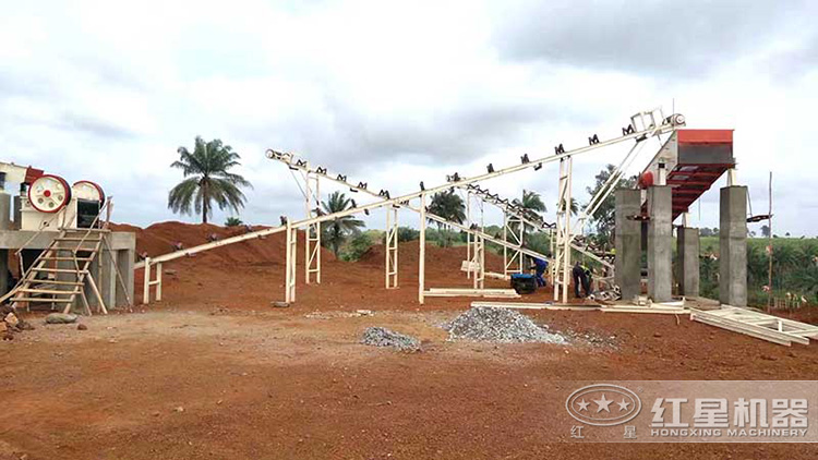 機制砂生產(chǎn)現(xiàn)場圖 機制砂生產(chǎn)現(xiàn)場圖