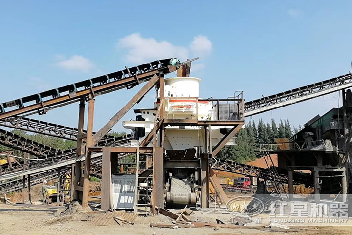 HVI制砂機作業(yè)現(xiàn)場 HVI制砂機作業(yè)現(xiàn)場