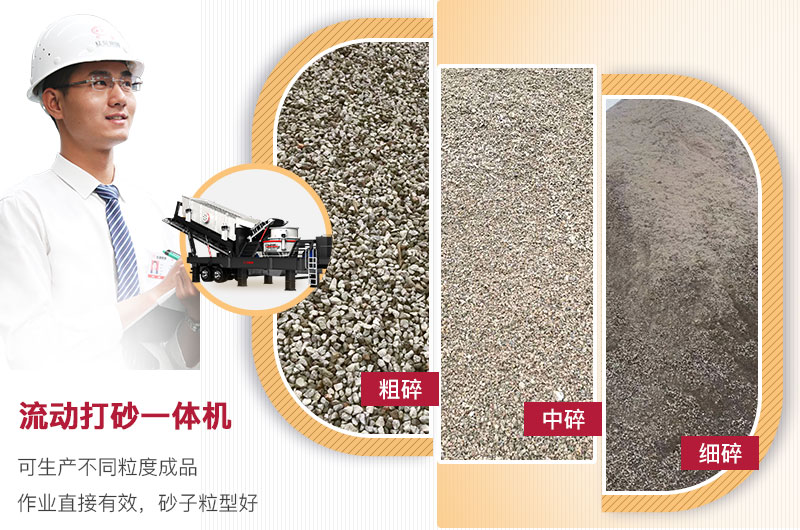 流動打沙一體機成品展示 流動打沙一體機成品展示