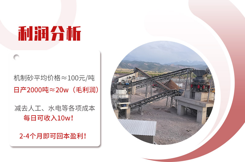 機(jī)制砂生產(chǎn)線利潤(rùn)分析 機(jī)制砂生產(chǎn)線利潤(rùn)分析