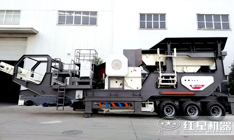 輪胎柴油式小型移動碎石機 輪胎柴油式小型移動碎石機