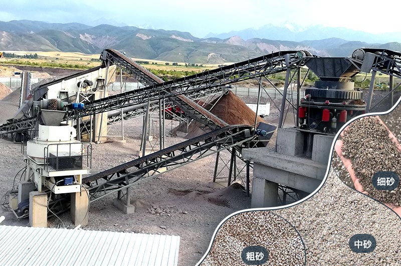 鵝卵石治沙機器現(xiàn)場與成品 鵝卵石治沙機器現(xiàn)場與成品