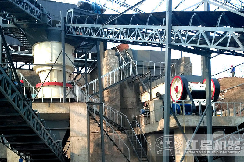 廣東客戶制砂生產線配置:鄂破+圓錐破+制砂機 廣東客戶制砂生產線配置:鄂破+圓錐破+制砂機