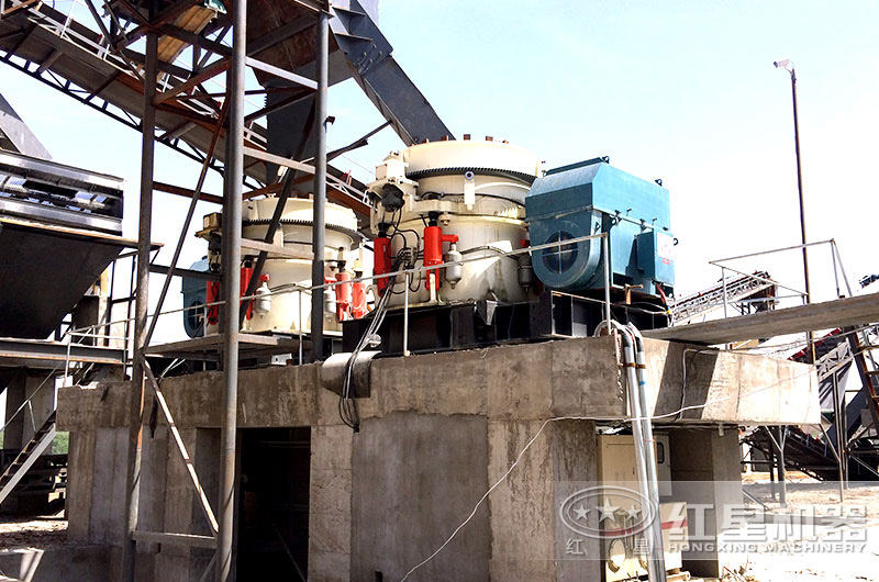 圓錐破產(chǎn)量大，自動化程度高，適合中大型砂石廠