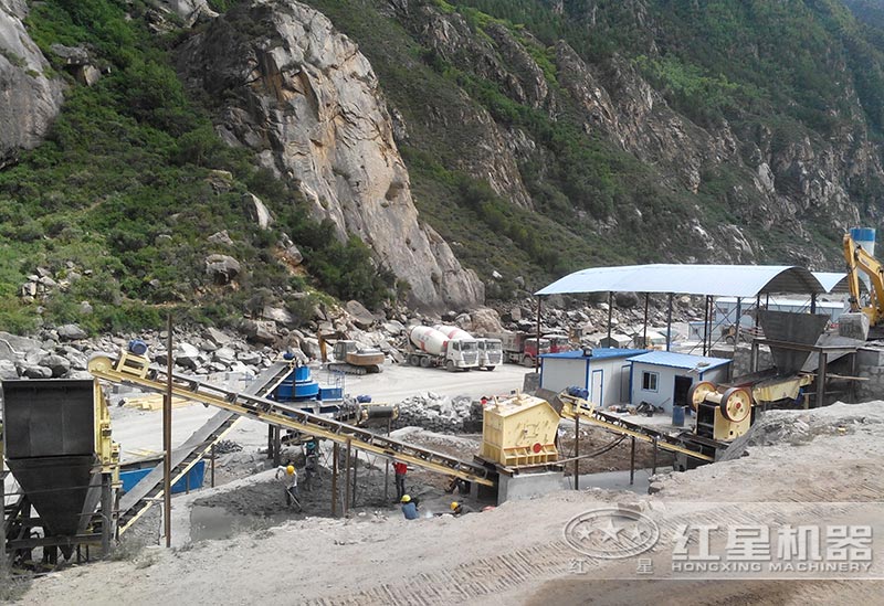石灰石制砂生產線現場 石灰石制砂生產線現場