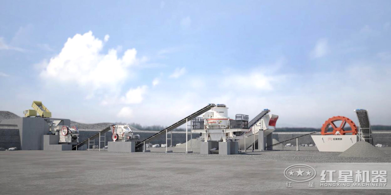 3D制砂生產(chǎn)線圖 3D制砂生產(chǎn)線圖