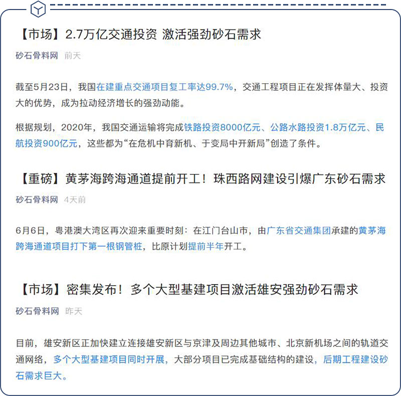 砂石需求新聞 砂石需求新聞