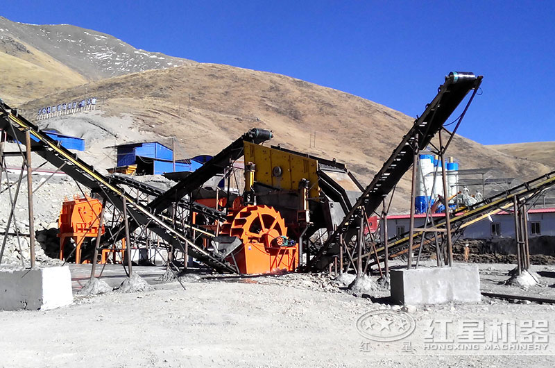 洗沙機(jī)作業(yè)現(xiàn)場(chǎng) 洗沙機(jī)作業(yè)現(xiàn)場(chǎng)