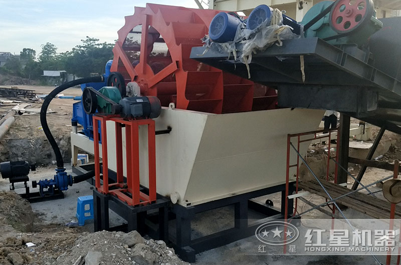 洗砂機安裝現(xiàn)場圖片 洗砂機安裝現(xiàn)場圖片