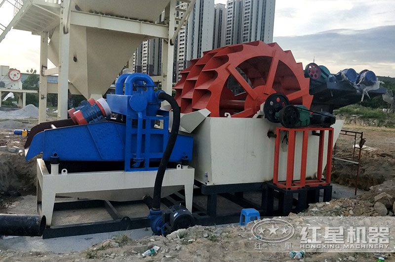 洗砂機和細砂回收機安裝現(xiàn)場 洗砂機和細砂回收機安裝現(xiàn)場