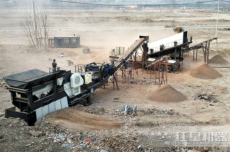 粉碎建筑磚渣現(xiàn)場 粉碎建筑磚渣現(xiàn)場