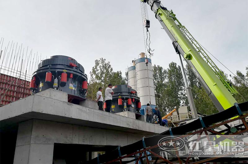 處理河卵石大產(chǎn)量用圓錐破碎機 處理河卵石大產(chǎn)量用圓錐破碎機